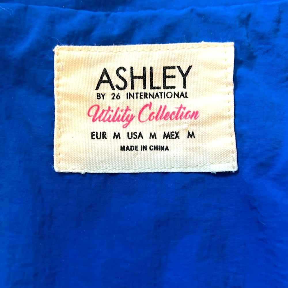 Ashley by 26 International Rainbow Windbreaker Jacket Size M Utility Collection - Picture 6 of 11